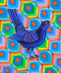 Blackbird, 2023 (óleo sobre tela)