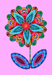 Corte de flores em rosa, 2020