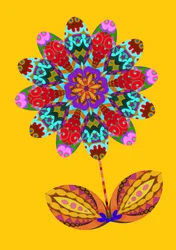 Corte de flores em amarelo, 2020