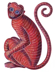 Monkey, 1996, (tinta e guache)
