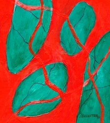 Fluxo orgânico abstrato