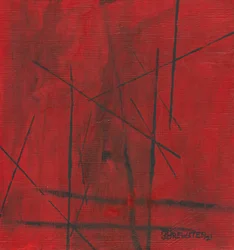 Linhas vermelhas abstratas