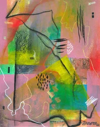 Camadas abstractas vibrantes