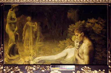 The Golden Age Painting de Janos Vaszary (1867-1939)
