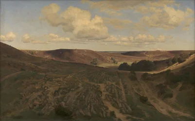Paisagem em Nejsum em Vendsyssel