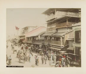 Uma rua em Osaca, Japão