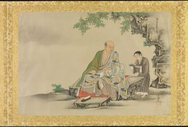 Álbum de cópias de pinturas chinesas