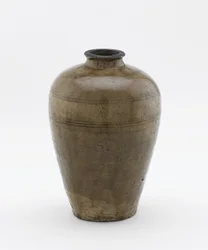 Garrafa, Seto, prefeitura de Aichi, período de Muromachi, cedo 15º século (cerâmica)
