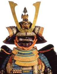Cerimonial suit of armour for a samurai, período Edo (mixed media)