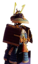 Cerimonial suit of armour for a samurai, período Edo (mixed media)