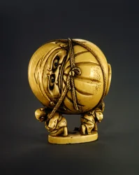 Daruma, período Meiji (1868-1912)