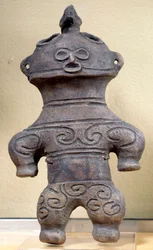 Estatueta dogū, Japão, altura 20 cm, Neolítico, período Jōmon