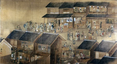 Edo by Night (tinta e cor no papel)