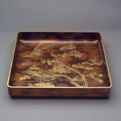 Bandeja de Kimono, 1868-1912 (madeira laqueada)