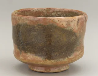 Tigela de chá baixa cilíndrica, Kyoto, Kyoto-fu, período Edo, primeira metade do século XIX (cerâmica)