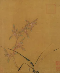 Orquídeas (tinta em seda)