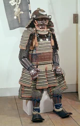 Armadura de guerreiros samurais