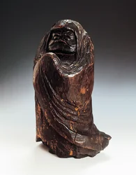 Estatueta que representa Daruma (Bodhidharma, Fundador e primeiro patriarca do Zen)