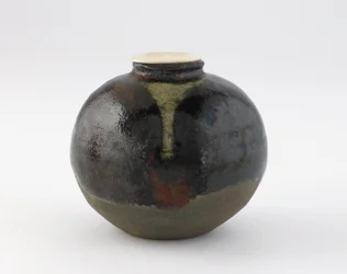 Transportador de chá, tipo bunrin, Kyoto, Kyoto-fu, período Edo (cerâmica)