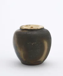 Transportador de chá, tipo imo-no-ko, prefeitura de Aichi, período Edo (cerâmica)