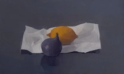 Figo e limão, 2016 (óleo sobre madeira de tília)