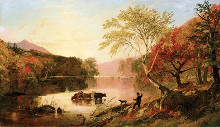 Autumn on the Hudson River, c. 1861 (óleo sobre tela)