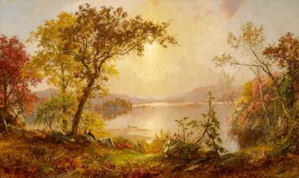 Lago Greenwood, outono no Hudson