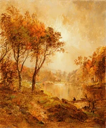 No rio Ramapo, 1888