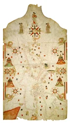 Mapa do Mediterrâneo e do mar Negro, 1563.
