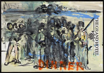 Jantar, 2010 (técnica mista sobre papel para aguarela montado em painel com receita no verso)