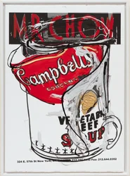 Soup Can 4 Chinese, 2019 (tinta de casa e tinta sobre tela)