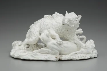 The Wolf Hunt, c.1751 (porcelana de pasta macia)