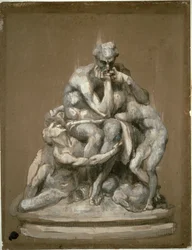 Estudo para a escultura &39;Ugolino e seus filhos&39;