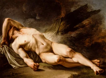 O Heitor Adormecido (óleo sobre tela)