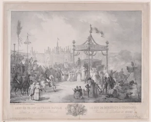 A chegada de Sua Alteza Real o Duque de Bordéus a Chambord