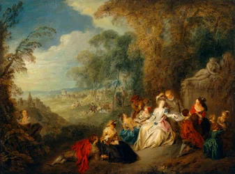 Champetre de pés (óleo sobre tela)