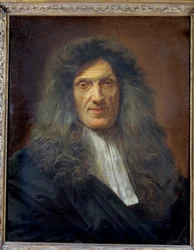 Retrato do médico de Luís XIV, Raymond Finot (1636-1709) Pintura de Jean Baptiste Jouvenet (1644-1717) 1704. Dim 0,73 x 0,59 m Musee du Louvre, Paris
