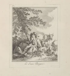 The Young Shepherdess, prato dois da Miscellaneous Clothing of the Northern Peoples
