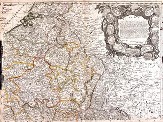 Sul dos Países Baixos, Bélgica, França (região: Nord-Pas-de-Calais, Picardia, Île-de-France, Centro-Este, Borgonha-Norte, Fanche-Comté-Norte, Champagne-Ardenne, Lorena, Alsácia), Suíça (Cantão: Jura, Basileia-Stadt, Basileia-Lapd, Solothurn, Argóvia, Zuriq