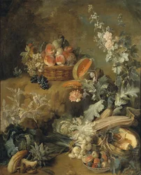 Natureza-morta de frutas e legumes («Terra»)