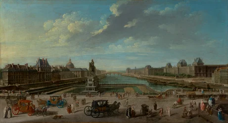 Uma vista de Paris a partir da Pont Neuf