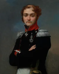 Retrato de Charles-Louis Regnault, oficial das Guerras Napoleónicas