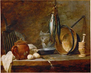 Ementa magra e utensílios de cozinha ...