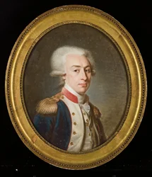 Retrato do Marquês de La Fayette (pastel sobre papel)