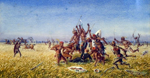 O príncipe imperial é morto em Zululand