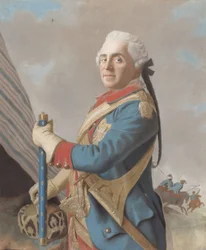 Retrato de Maurice de Saxe (1696-1750), Marechal da França