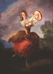 Dançarina com Tamborim