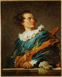 Figura de fantasia, retrato do Abade de Saint-Non ...