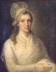 Charlotte Corday (1768-93) (óleo sobre tela)