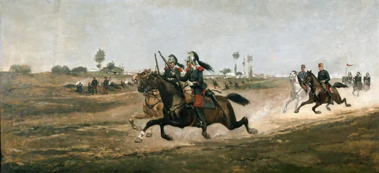 Fase da batalha de Solferino (óleo sobre tela)